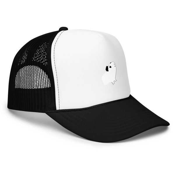 guinea pig trucker hat: foam & mesh, adjustable snapback