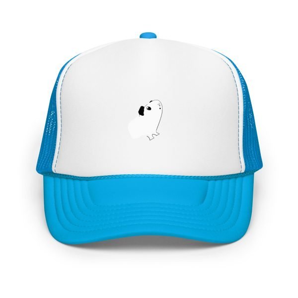 guinea pig trucker hat: foam & mesh, adjustable snapback