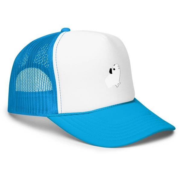 guinea pig trucker hat: foam & mesh, adjustable snapback