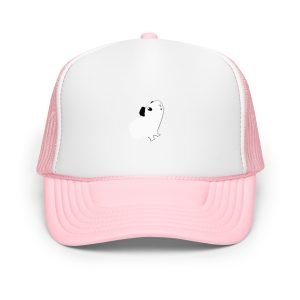 guinea pig trucker hat: foam & mesh, adjustable snapback