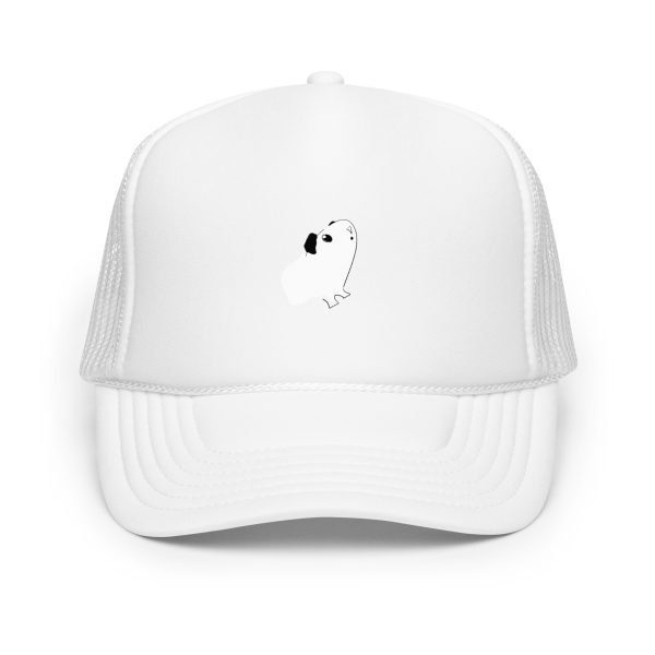 guinea pig trucker hat: foam & mesh, adjustable snapback