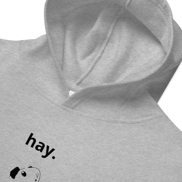 hay. guinea pig / unisex kids hoodie