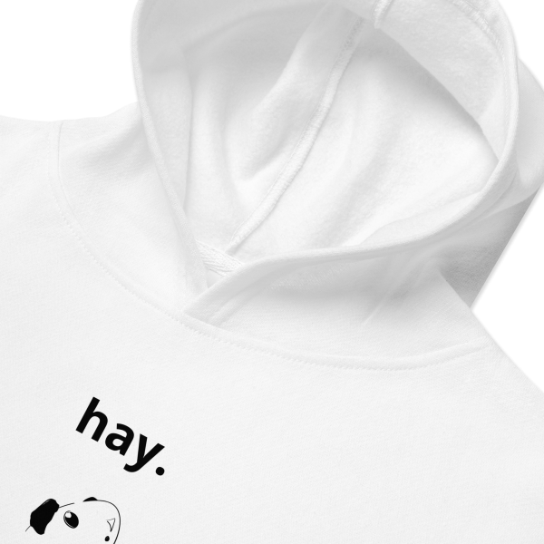 hay. guinea pig / unisex kids hoodie